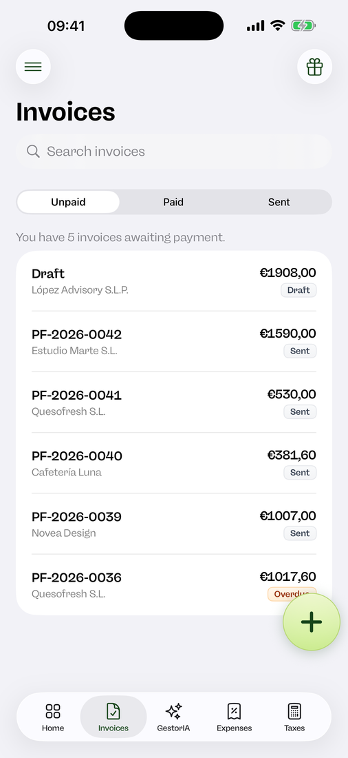 Invoices and drafts