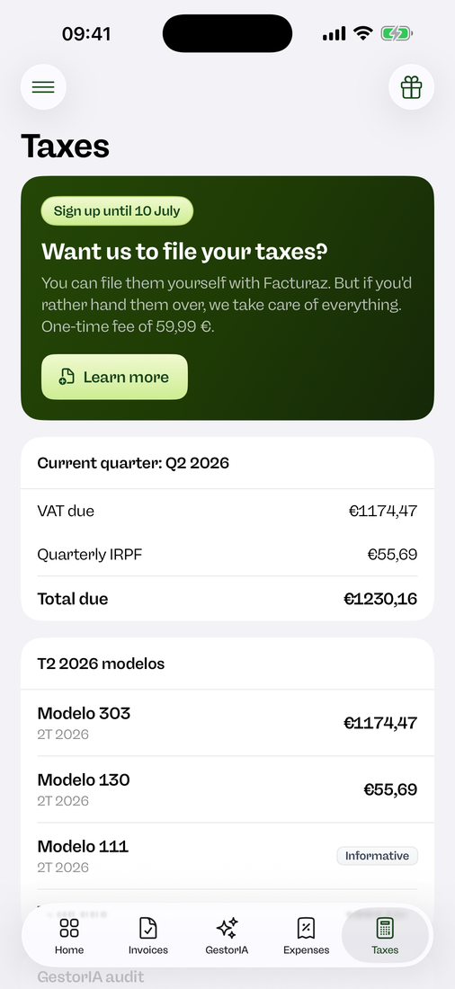 Your taxes, up to date