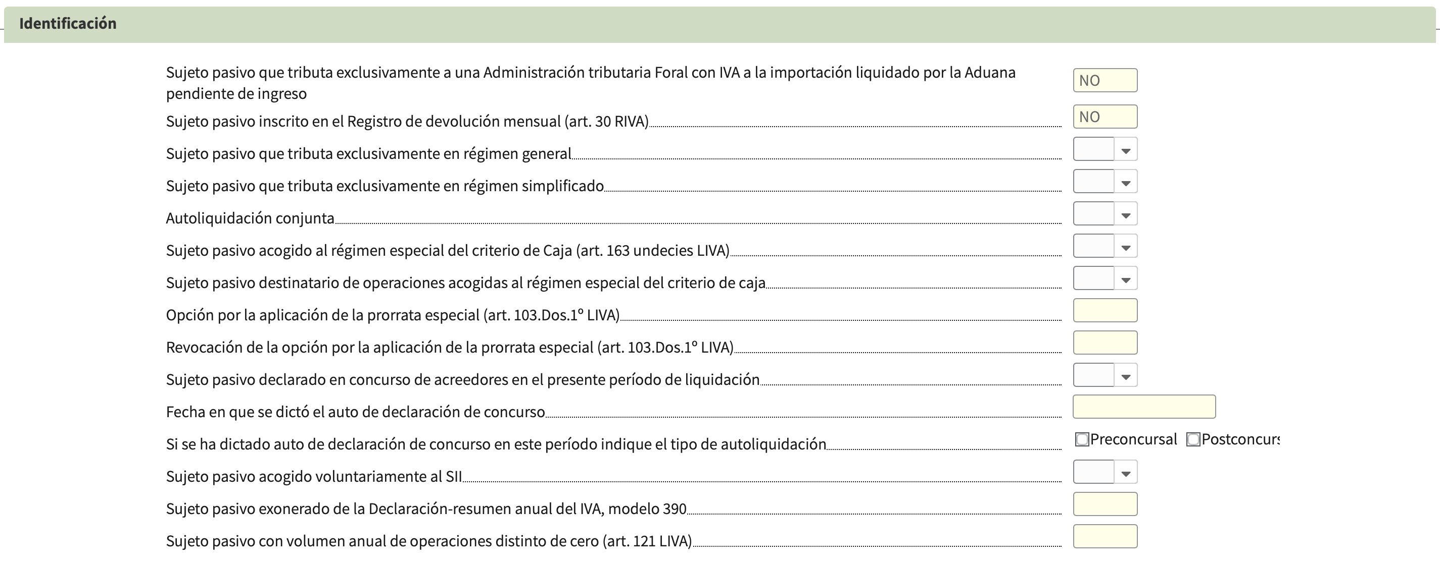 Modelo 303 screenshot