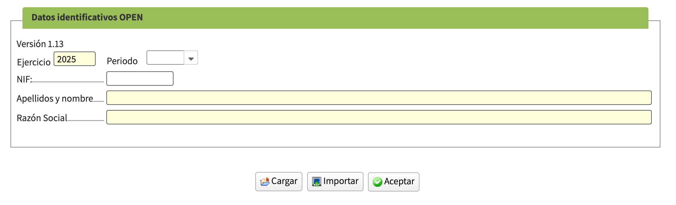 Modelo 303 screenshot